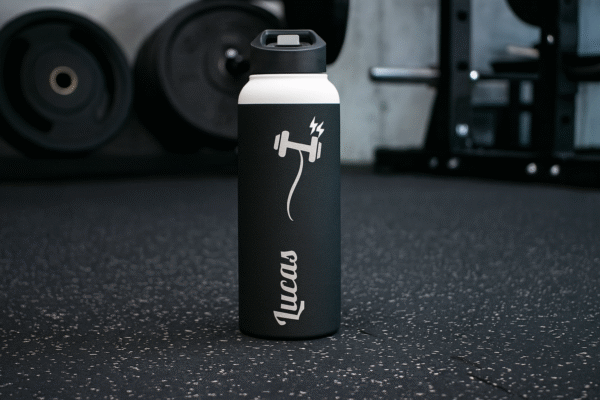 32 oz Matte Black IronFuel Thermal Bottle - Image 3