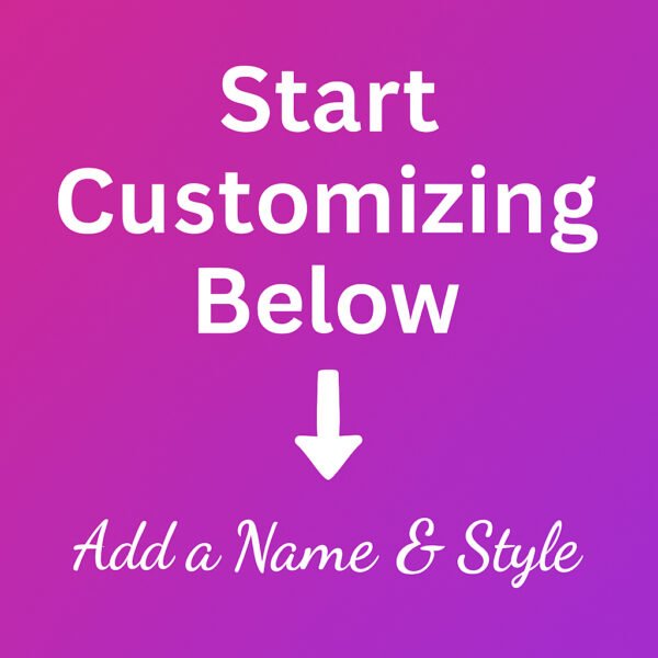 18oz Pink Personalized Water Bottle – Name with Heart Design - Image 3