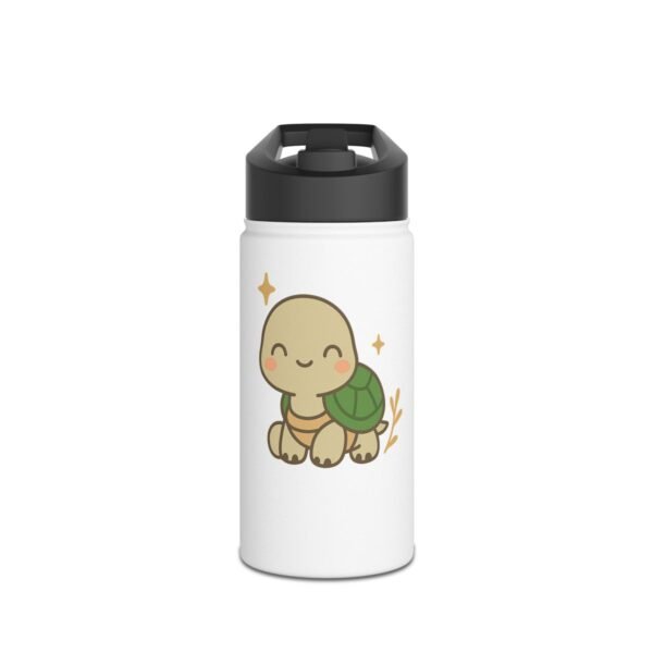 12 oz Custom Kids Bottle – Cute Turtle with Stars